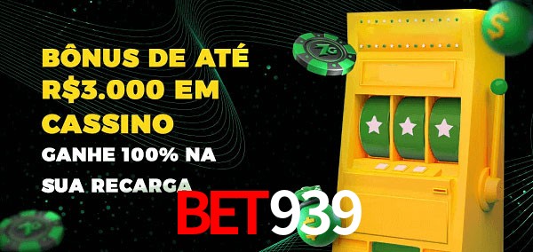 BET939 melhor bônus de depósito